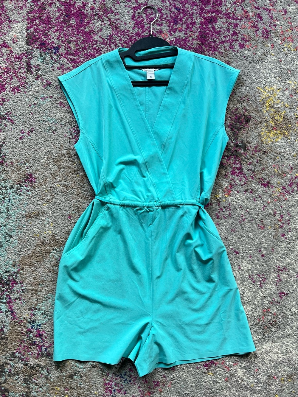 Athleta Turquoise “Marlow” Romper, Size XS